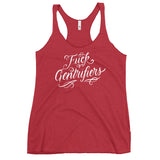 "Fuck Gentrifiers" - Femme Racerback Tank Tops