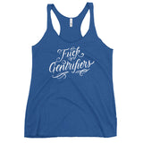 "Fuck Gentrifiers" - Femme Racerback Tank Tops
